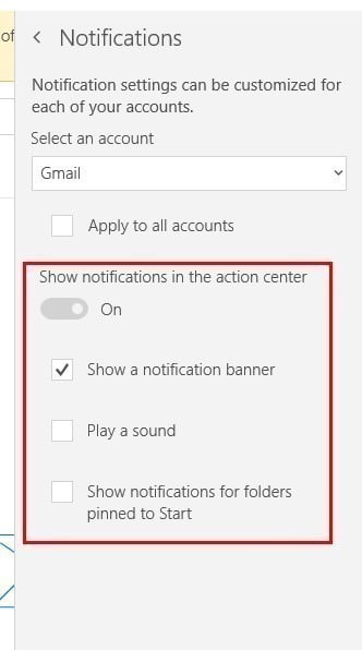 صورة لـ كيفية تخصيص الإشعارات على Windows 10 الخاصة بك | Noti-MailSettings-DzTechs