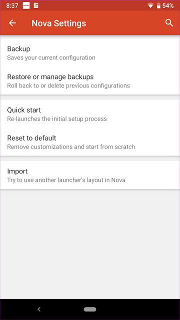 صورة لـ مُقارنة بين Lawnchair Launcher و Nova Launcher: المقارنة النهائية | Nova-Backup_935adec67b324b146ff212ec4c69054f-DzTechs