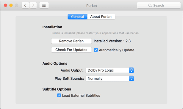 صورة لـ كيفية تشغيل ملفات MKV على الـ Mac | Perian-installed-DzTechs