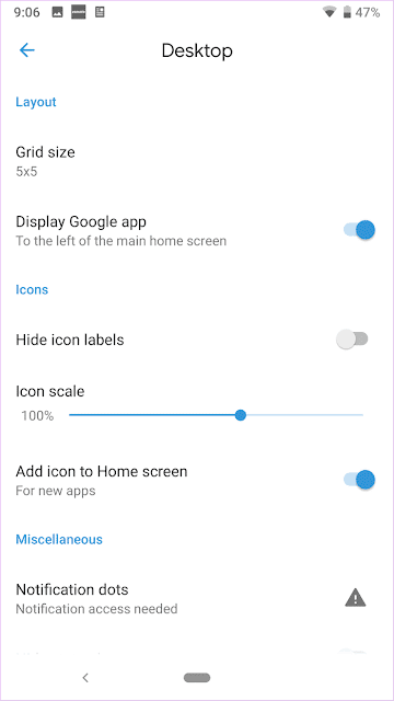 صورة لـ مُقارنة بين Lawnchair Launcher و Nova Launcher: المقارنة النهائية | Screenshot_20190102-210648_935adec67b324b146ff212ec4c69054f-DzTechs