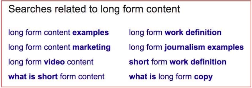 صورة لـ استراتيجية SEO للمحتوى الطويل: 11 نصيحة يجب اتباعها لتحسين ترتيب مقالتك | Search-related-to-long-form-content-DzTechs