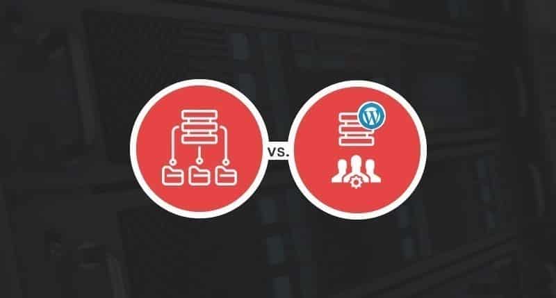 صورة لـ مُقارنة بين استضافة WordPress المُشتركة والاستضافة المُدارة: ما هي افضل استضافة بالنسبة لك؟ | Shared-Hosting-vs-Managed-WordPress-Hosting