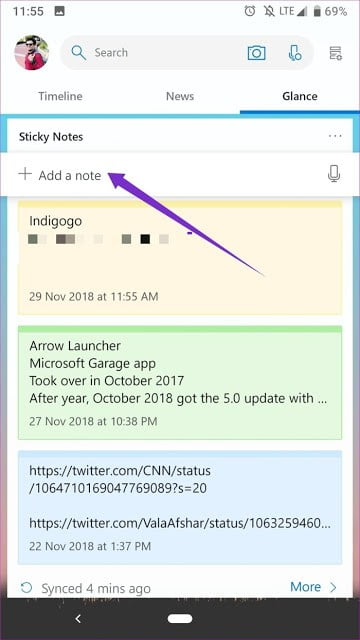 صورة لـ الدليل الكامل لتطبيق 5.1 / Microsoft Launcher 5.0 | Sticky-Notes-6_935adec67b324b146ff212ec4c69054f-DzTechs