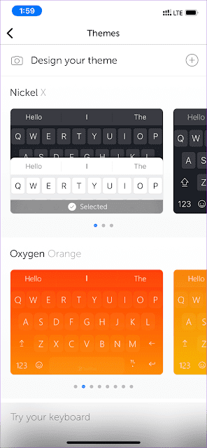 صورة لـ مُقارنة بين لوحات المفاتيح على iPhone: المُضمنة مُقابل Gboard و SwiftKey | SwiftKey-Theme_935adec67b324b146ff212ec4c69054f-DzTechs