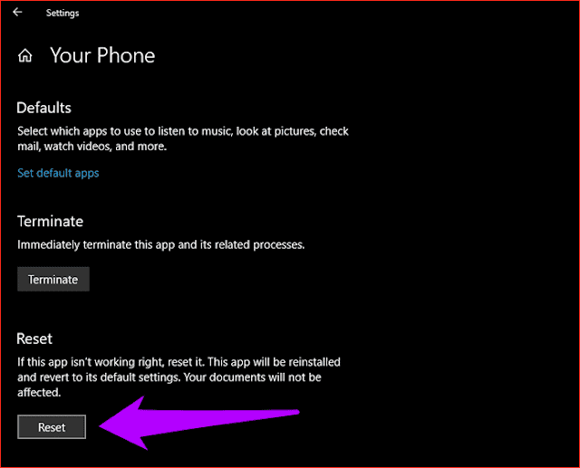 صورة لـ كيفية إصلاح تطبيق Your Phone لا يعمل على Windows 10 | Windows-10-Your-Phone-App-Not-Working-Fix-30_4d470f76dc99e18ad75087b1b8410ea9-DzTechs