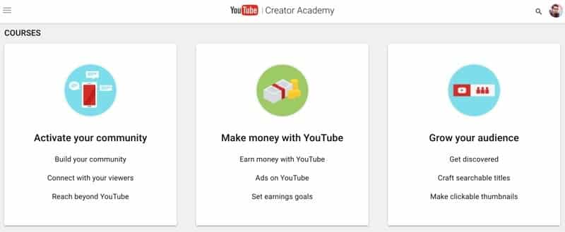 صورة لـ 11 طريقة قاتلة للترويج لفيديوهات YouTube لمزيد من المشاهدات والمشتركين | YouTube-creator-academy-1-DzTechs