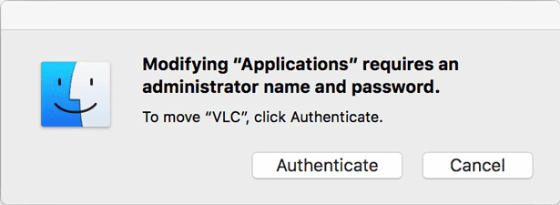 صورة لـ كيفية تشغيل ملفات MKV على الـ Mac | authenticate-vlc-DzTechs