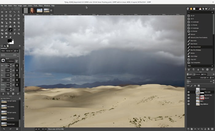 صورة لـ أفضل 10 تطبيقات مفتوحة المصدر لتجربتها | best-open-source-source-software-gimp-DzTechs