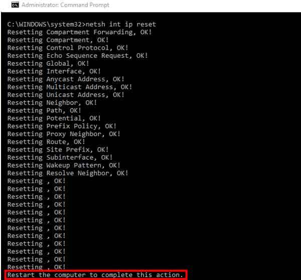 صورة لـ كيفية إعادة ضبط TCP/IP في Windows و Linux و MacOS | cmd_success-DzTechs