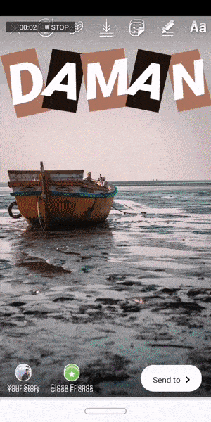 صورة لـ أفضل الأفكار والحيل لقصص Instagram لجذب المتابعين الخاصة بك | ezgif.com-video-to-gif-min-DzTechs