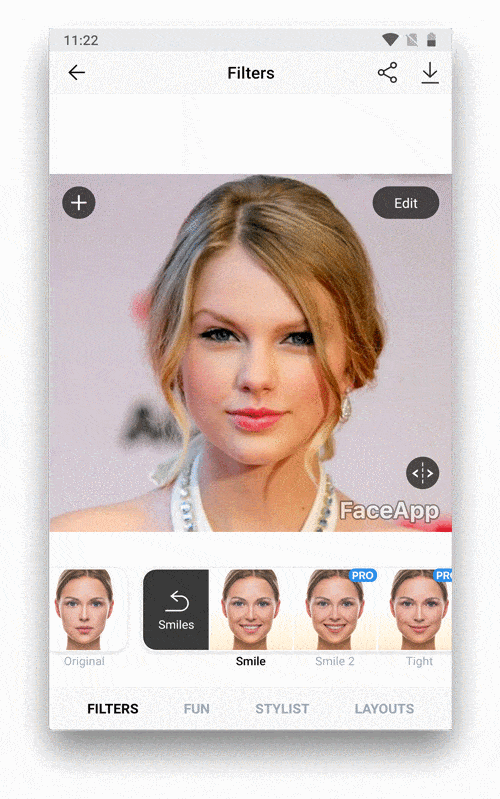 صورة لـ أفضل تطبيقات تبديل والتعديل على الوجه لأجهزة Android و iOS | faceapp-DzTechs