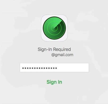 صورة لـ الدليل الكامل لأدوات iCloud ميزة “العثور على الـ iPhone” | find-my-iPhone-log-into-icloud-enter-password-2-DzTechs