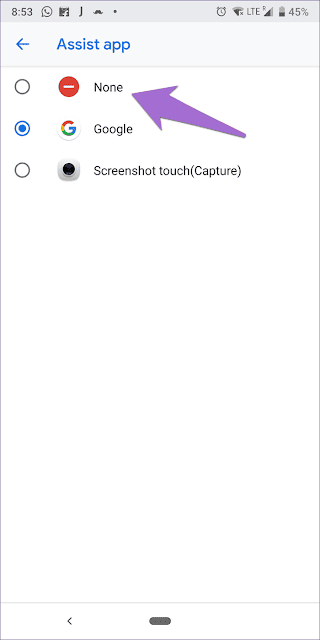 صورة لـ كيفية إزالة Google Assistant من زر الصفحة الرئيسية | google-assistant-home-button-remove-5_935adec67b324b146ff212ec4c69054f-DzTechs