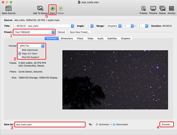 صورة لـ كيفية تشغيل ملفات MKV على الـ Mac | handbrake-2-DzTechs