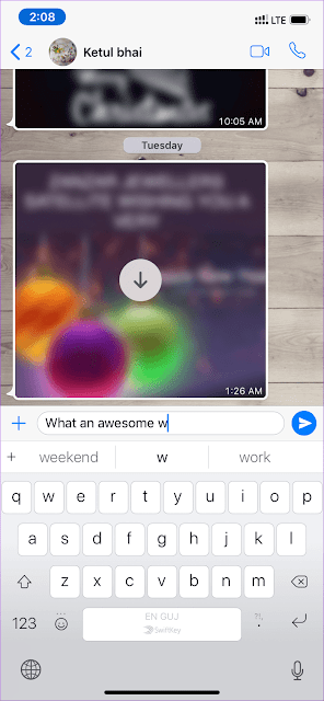 صورة لـ مُقارنة بين لوحات المفاتيح على iPhone: المُضمنة مُقابل Gboard و SwiftKey | iOS-Suggestion_935adec67b324b146ff212ec4c69054f-DzTechs