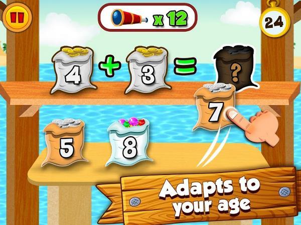 صورة لـ أفضل تطبيقات لعبة الرياضيات لنظامي التشغيل Android و iOS | math-game-app-04-Math-Land-DzTechs