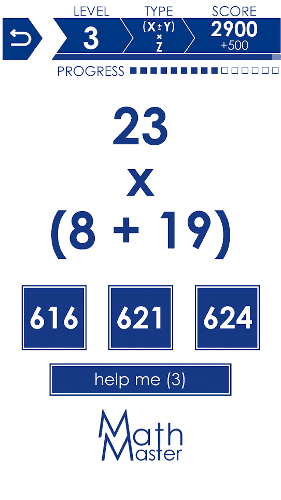 صورة لـ أفضل تطبيقات لعبة الرياضيات لنظامي التشغيل Android و iOS | math-game-app-06-Math-Master-DzTechs