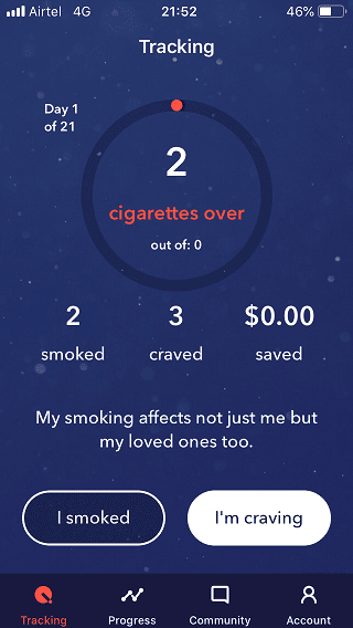 صورة لـ 7 تطبيقات Android و iOS للتوقف عن التدخين هذا العام | quit-smoking-apps-8-DzTechs