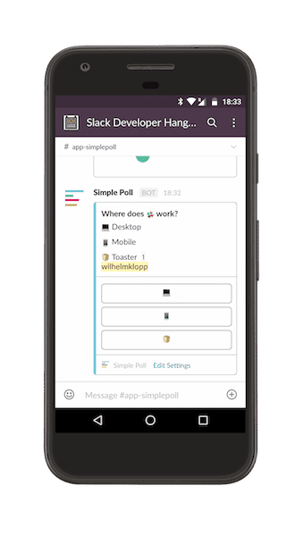 صورة لـ أفضل تطبيقات Slack التي من شأنها تحسين تواصلك مع فريقك | simple-poll-1-DzTechs