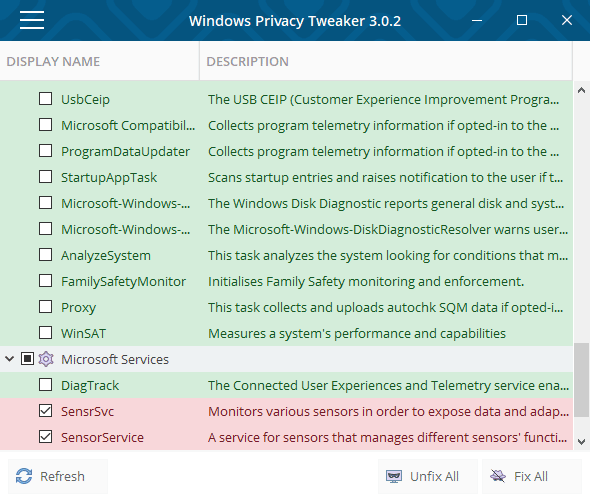 صورة لـ أفضل 9 أدوات الخصوصية على Windows 10 لحماية بياناتك | 08-windows-10-privacy-tool-Windows-Privacy-Tweaker-DzTechs