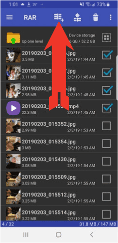 صورة لـ كيفية ضغط أو فك ضغط الملفات الكبيرة على هاتفك Android باستخدام RAR | Android-RAR-zip-icon-DzTechs
