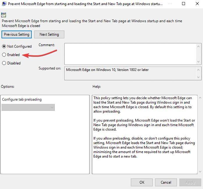 صورة لـ كيفية منع Microsoft Edge من التشغيل في الخلفية | Block-Microsoft-Edge-Running-In-Background-Local-Group-Policy-Editor-Microsoft-Edge-Enable-DzTechs