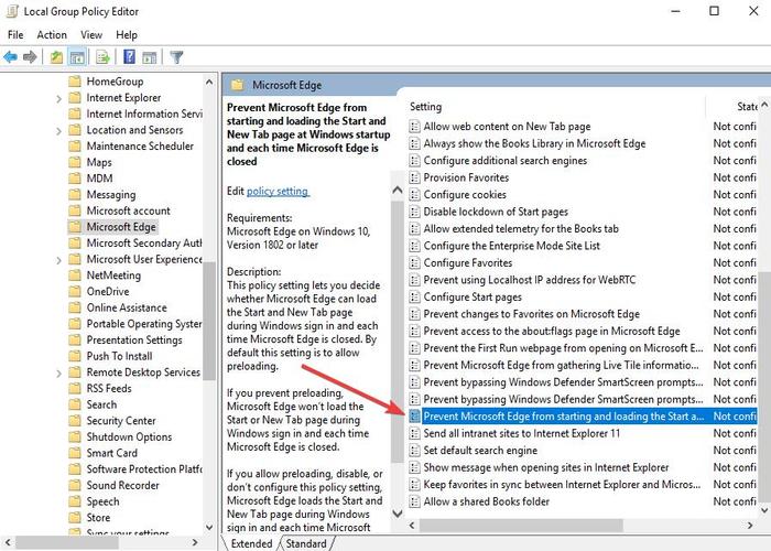 صورة لـ كيفية منع Microsoft Edge من التشغيل في الخلفية | Block-Microsoft-Edge-Running-In-Background-Local-Group-Policy-Editor-Microsoft-Edge-Prevent-DzTechs