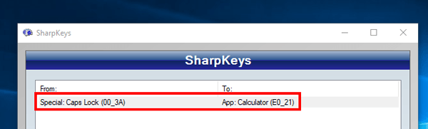 صورة لـ كيفية تغيير وظائف إختصارات لوحة المفاتيح على Windows 10/8/7 | CapsLock_to_Calculator-DzTechs