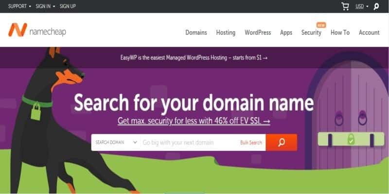 صورة لـ أفضل مُسجلي أسماء النطاقات في عام 2023 | Namecheap.-DzTechs