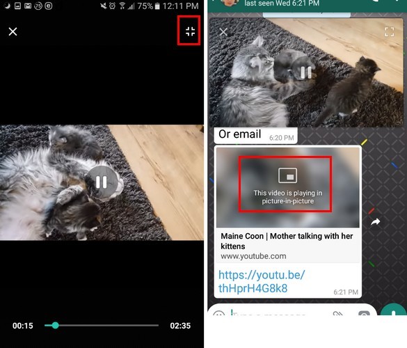 صورة لـ كيفية استخدام وضع Picture in Picture في WhatsApp وماذا تفعل عندما يفشل | Pic-Full-DzTechs