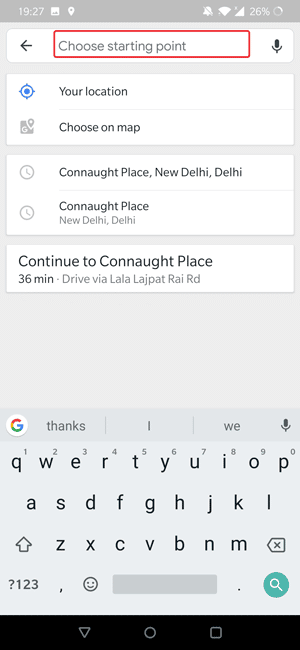 صورة لـ كيف تتنبأ بحركة المرور باستخدام “خرائط Google” على هاتف Android | Starting-Point-DzTechs