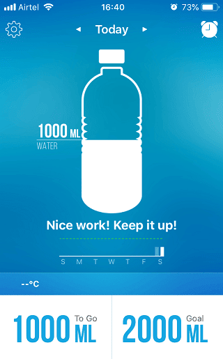 صورة لـ أفضل تطبيقات التذكير بشرب المياه للهواتف الذكية والساعات الذكية | Water-Logging-Apps-for-Android-and-iOS-with-Smartwatch-Support-2-DzTechs