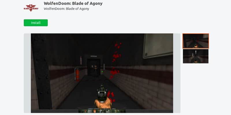 صورة لـ أفضل الألعاب على Ubuntu Snap Store | best-games-ubuntu-snap-store-wolfendoom-blade-of-agony-DzTechs