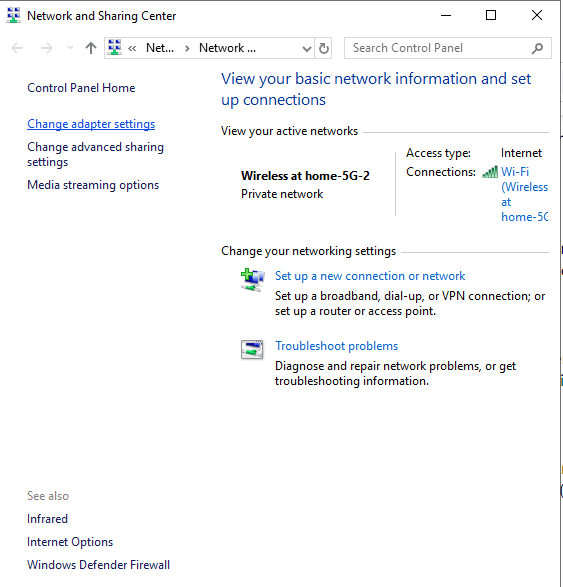 صورة لـ كيفية إصلاح خطأ خادم DNS لا يستجيب على نظام Windows | dns-error-change-adapter-settings-DzTechs