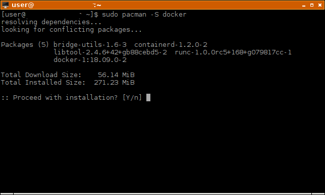 صورة لـ كيفية تثبيت أداة Docker في نظام Linux | docker-install-on-arch-DzTechs