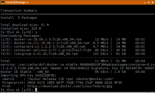 صورة لـ كيفية تثبيت أداة Docker في نظام Linux | docker-install-on-fedora-DzTechs