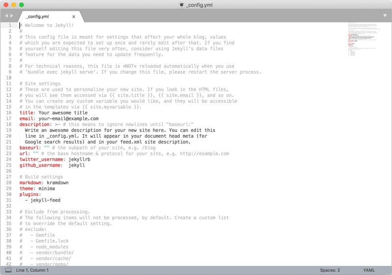 صورة لـ كيف تستضيف مدونتك مجانا باستخدام Jekyll و صفحات GitHub | github-pages-jekyll-config-DzTechs