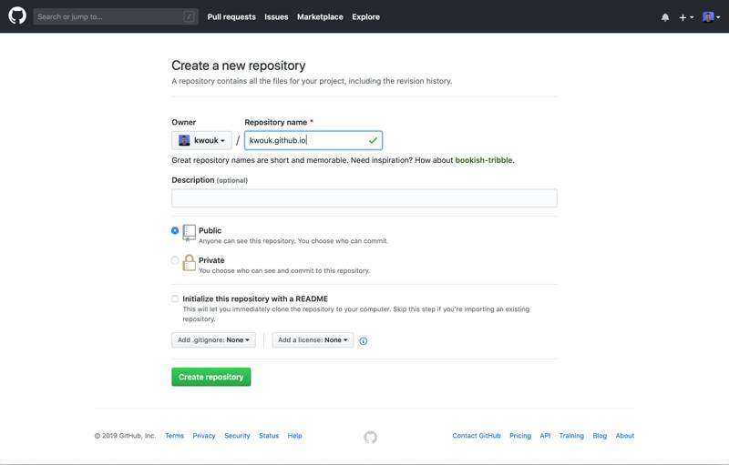 صورة لـ كيف تستضيف مدونتك مجانا باستخدام Jekyll و صفحات GitHub | github-pages-jekyll-repo-setup-DzTechs