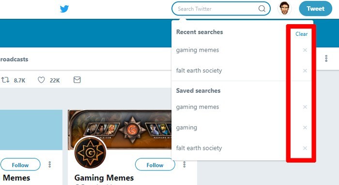 صورة لـ كيفية حذف عمليات البحث المحفوظة على X (Twitter) [نصائح سريعة] | how-to-delete-twitter-search-delete-searches-DzTechs