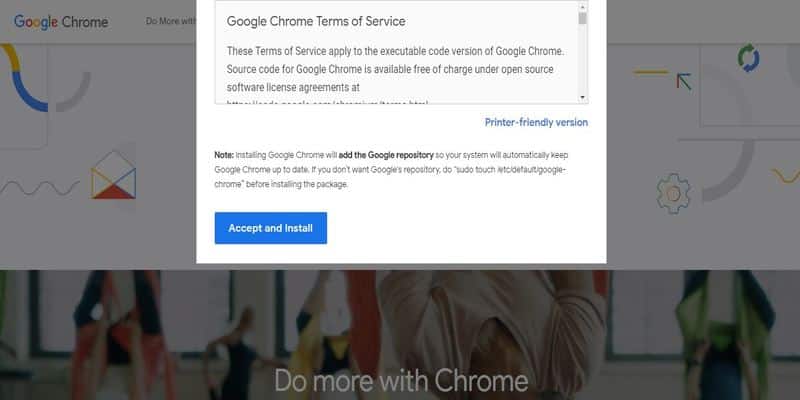 صورة لـ كيفية تثبيت Google Chrome على نظام Ubuntu | install-google-chrome-ubuntu-download-chrome-terms-DzTechs
