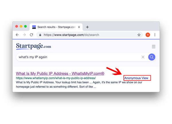 صورة لـ أفضل محركات البحث الخاصة للخصوصية التي لا تتبعك مثل Google وتحترم بياناتك | start_page_anonymous_view-Best-Private-Search-Engines-DzTechs