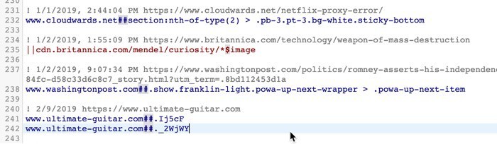 صورة لـ دليل المستخدم النهائي المميز لإضافة uBlock Origin لمنع محتويات الموقع | ublock-origin-create-element-picker-selection-5-DzTechs