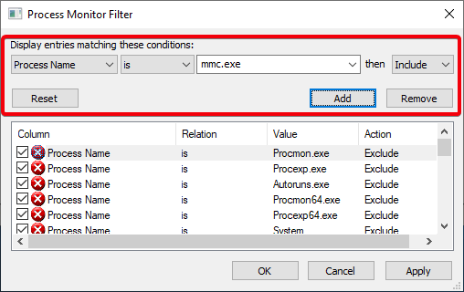 صورة لـ كيفية البحث عن قيم السجل المكافئة لإعدادات سياسة المجموعة على Windows | win-10-see-changes-to-registry-03-add-first-filter-DzTechs