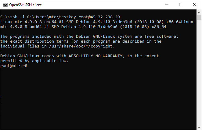 صورة لـ كيفية استخدام عميل OpenSSH الخاص بنظام Windows 10 بدلاً من PuTTY | windows-ssh-login-with-private-key-path-DzTechs