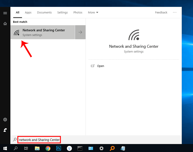 صورة لـ كيفية تغيير خادم DNS. دليل عميق لجميع المنصات | 5ccc0b551bcef_NetworkSharingCenter-2-DzTechs