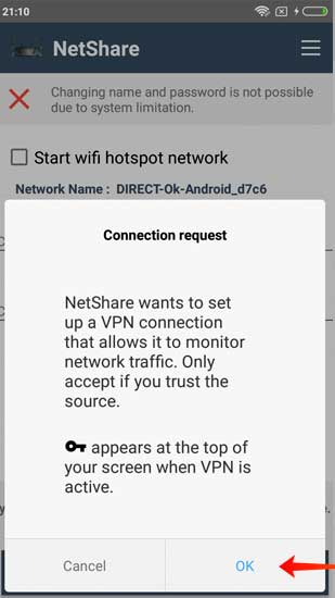 صورة لـ إنشاء نقطة اتصال WiFi من جهاز Android وهو مُتصل بالفعل بشبكة Wi-Fi | 9-DzTechs