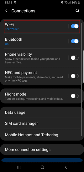 صورة لـ كيفية تغيير خادم DNS. دليل عميق لجميع المنصات | Android_Wi-Fi_Settings-DzTechs