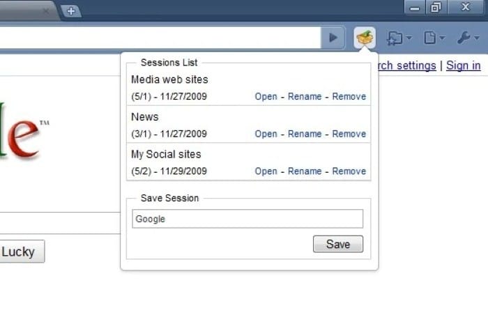صورة لـ أفضل 5 إضافات Google Chrome لتسريع تصفحك | Browse-Chrome-Faster-Session-Manager-DzTechs