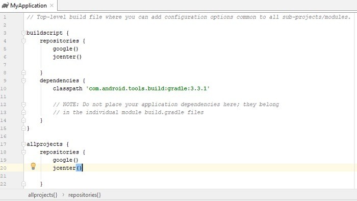صورة لـ دليل المبتدئين إلى Android Studio من أجل تطوير التطبيقات | Build-Gradle-Android-Studio-DzTechs