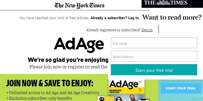 صورة لـ كيفية تجاوز حوائط الدفع للإشتراك على مواقع الأخبار الرائدة | Featured-Paywalls-Different-Websites